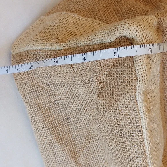 *50off3* 2 Shopping Tote Bags Trader Joe's Mini Burlap Vanity Fair - Picture 11 of 13